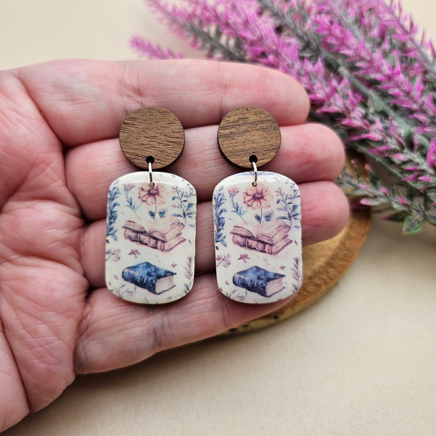 Book Print Dangles