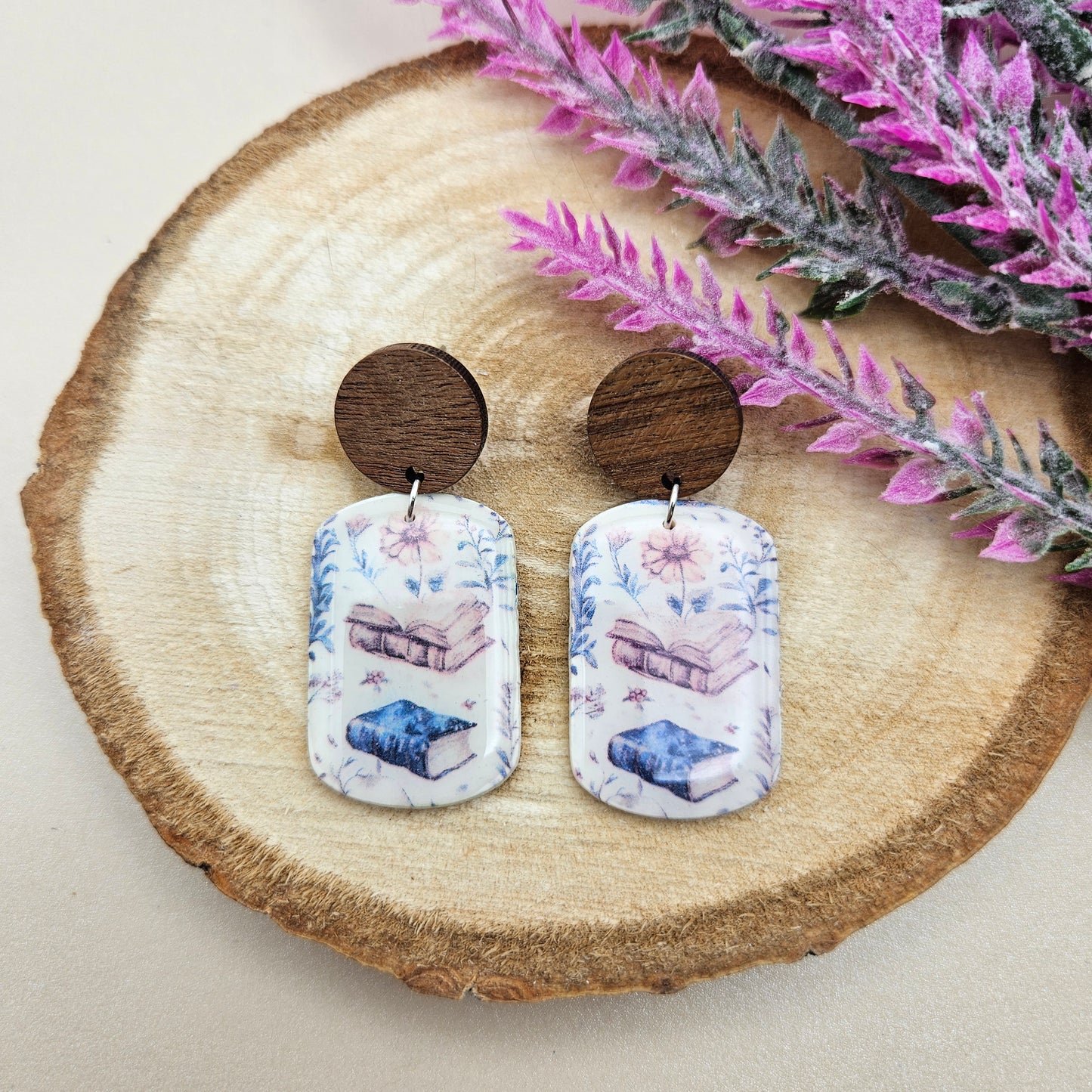 Book Print Dangles
