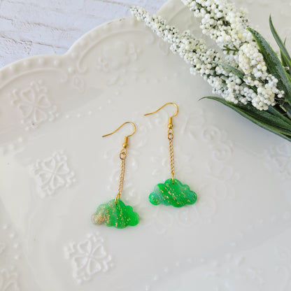 Cloud Dangle (Small) | Green | Farrah