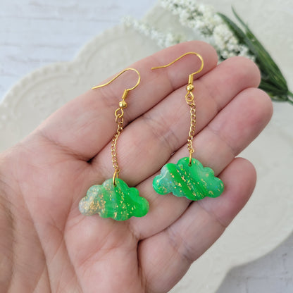 Cloud Dangle (Small) | Green | Farrah