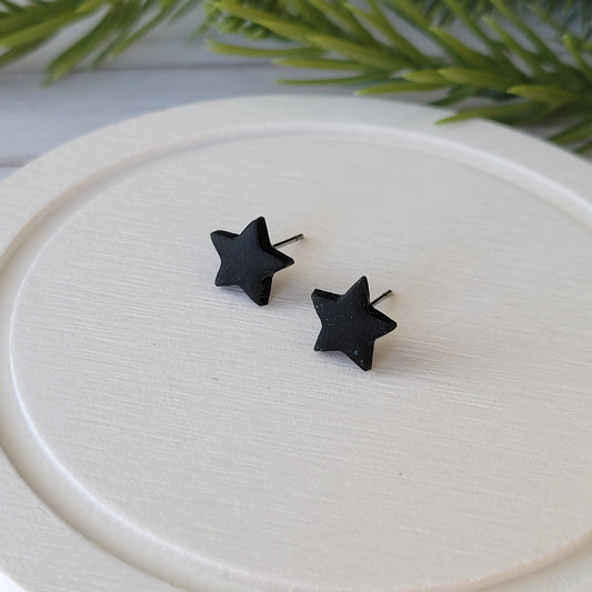 Star Studs | Black