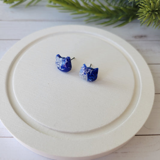 Kitty Studs | Blue Marble