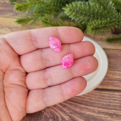 Petal Studs | Pink Marble