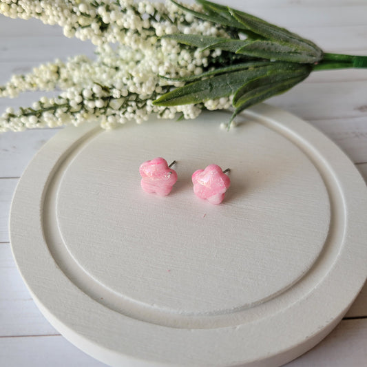 Flower Studs (Small) | Light Pink