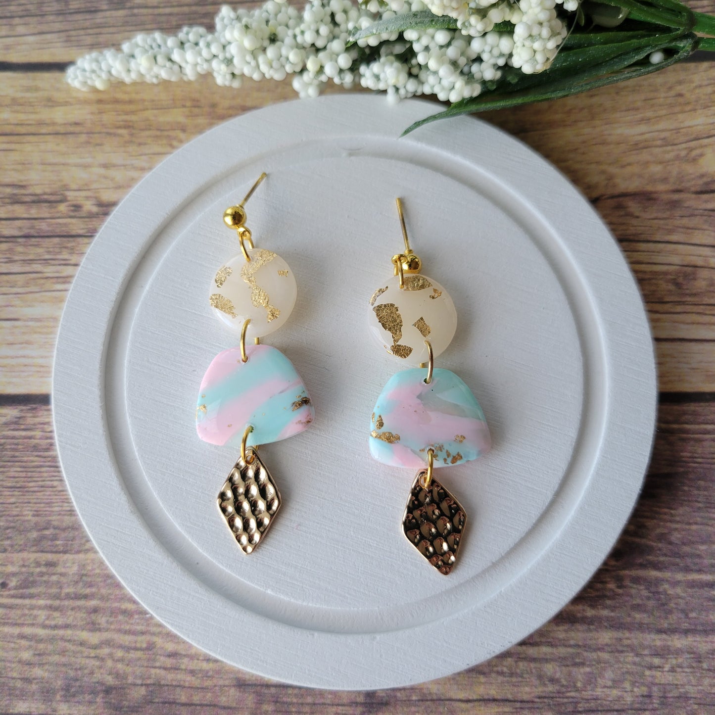 Anastasia Dangle | Spring Marble | Charm