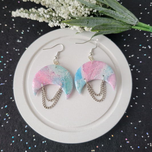 Amaris Moon Dangle | Spring Marble