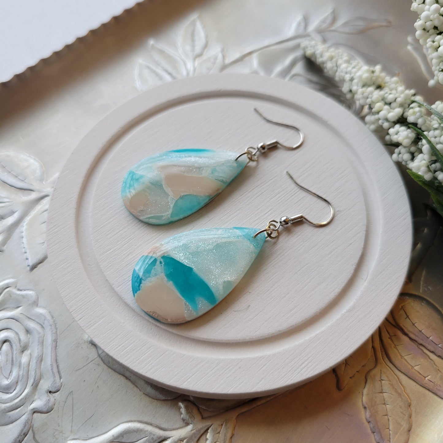 Teardrop Dangle | Sand and Sea