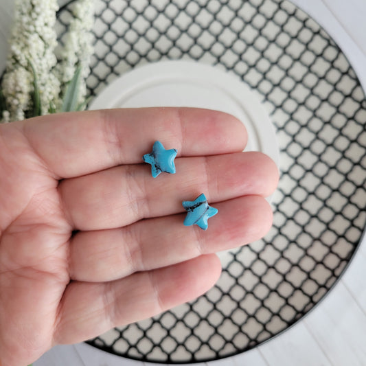 Star Studs | Turquoise