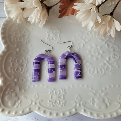 Arabella Arch Dangle | Purple | Lavender Fields