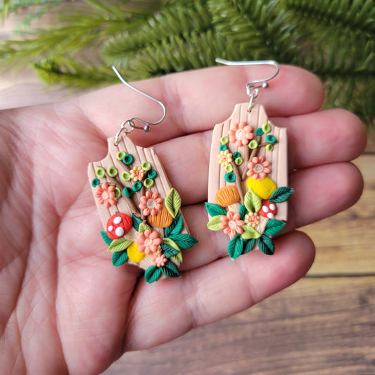 Cottagecore Dangle | Orange Flower