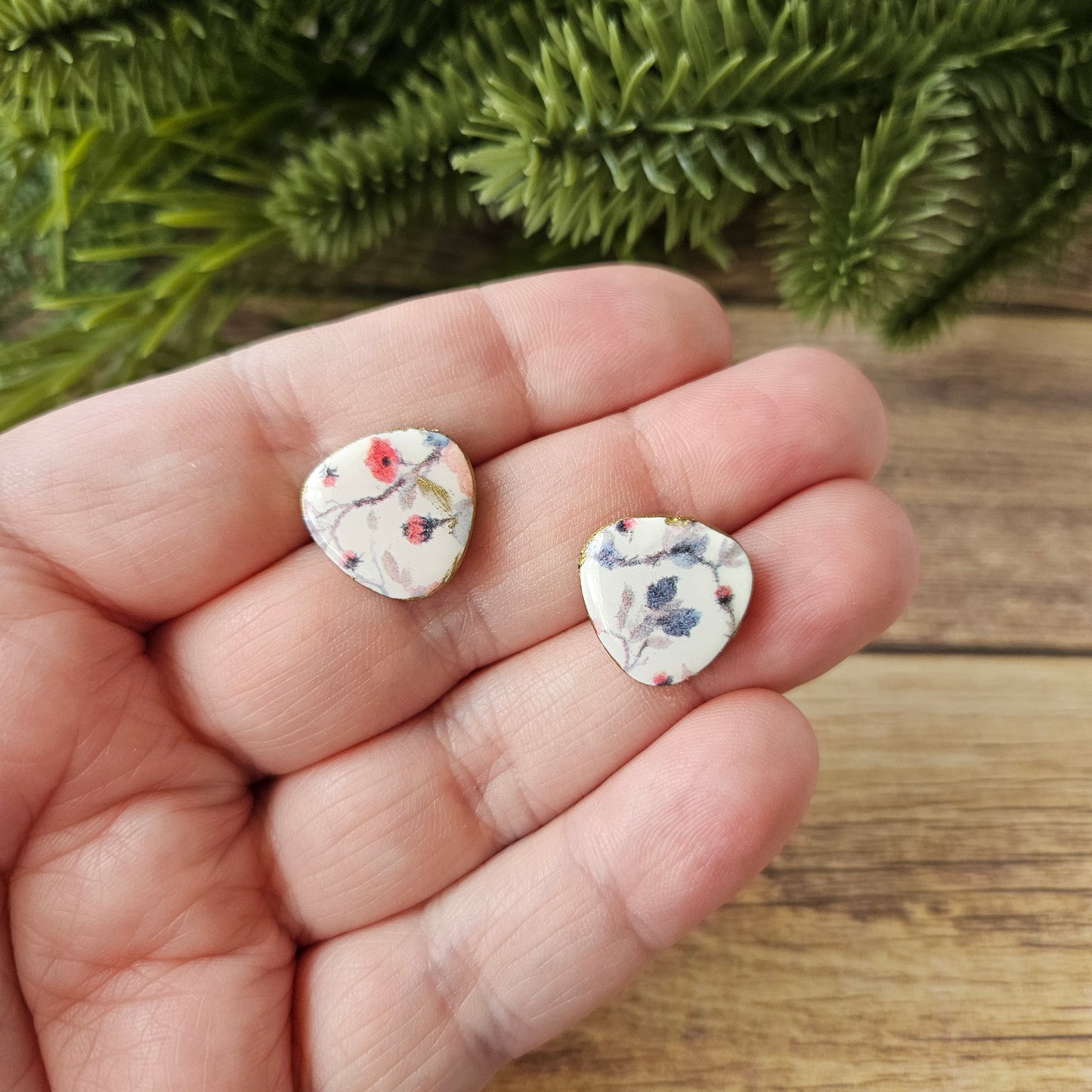 Celeste Studs | Vintage Floral