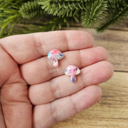 Mushroom Studs | Summer Floral