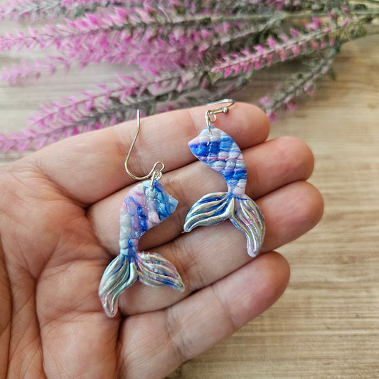 Medium Mermaid Tail Dangles | Enchanted