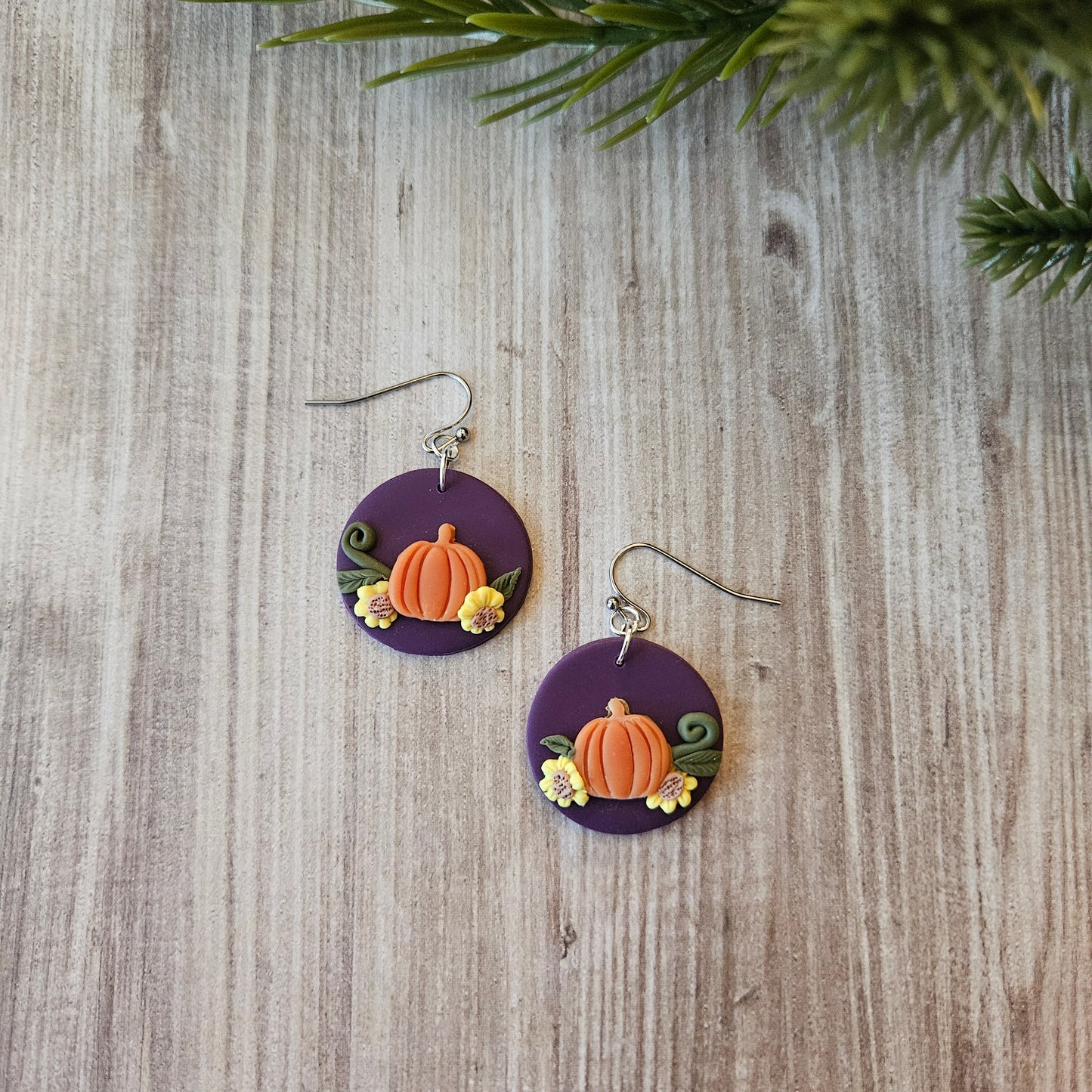 Circle Dangle | Pumpkin