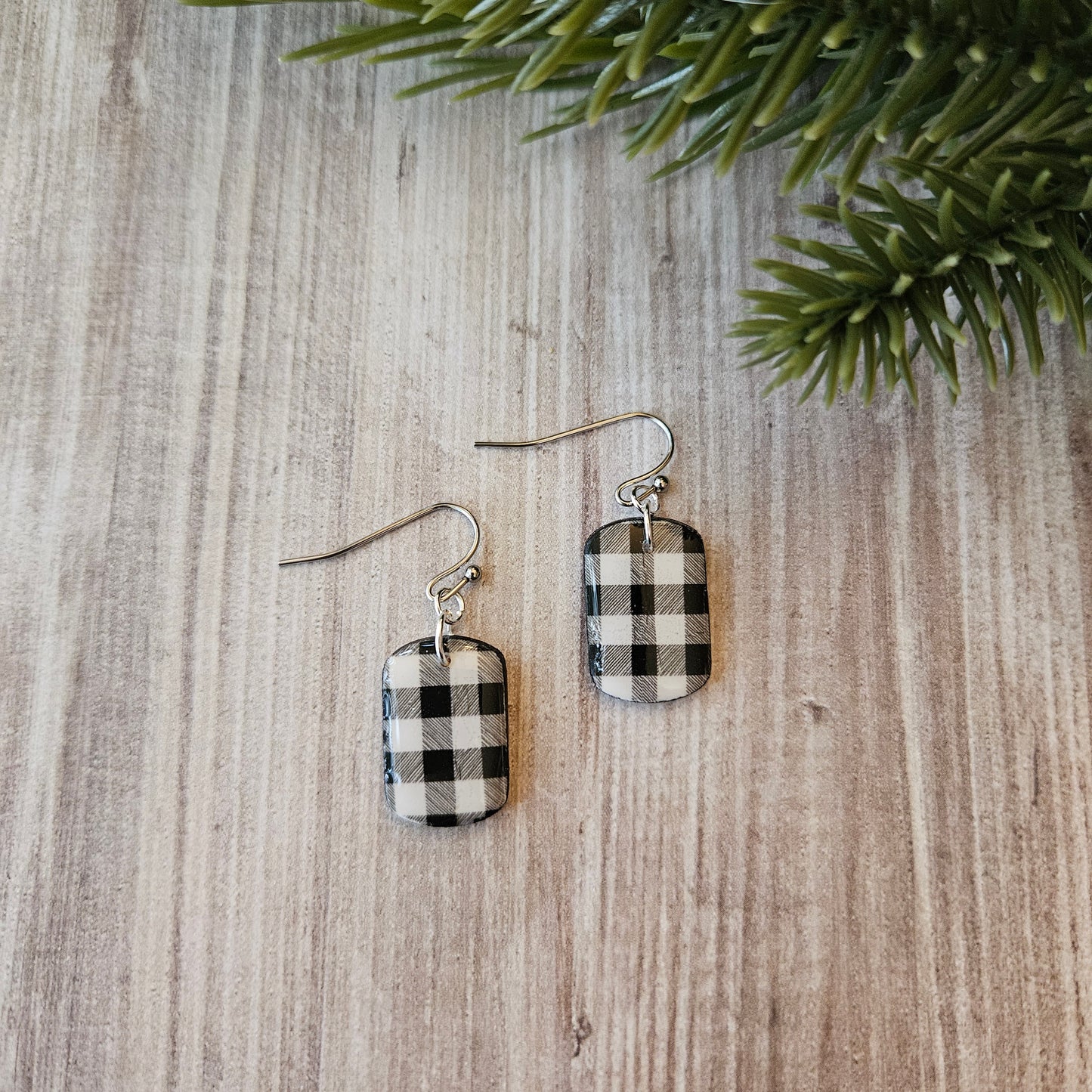 Buffalo Plaid Dangle