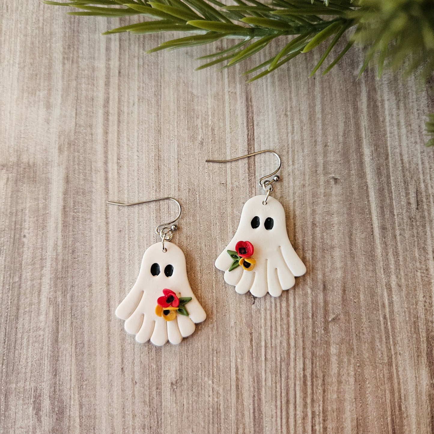 Ghost Dangle | Red Floral