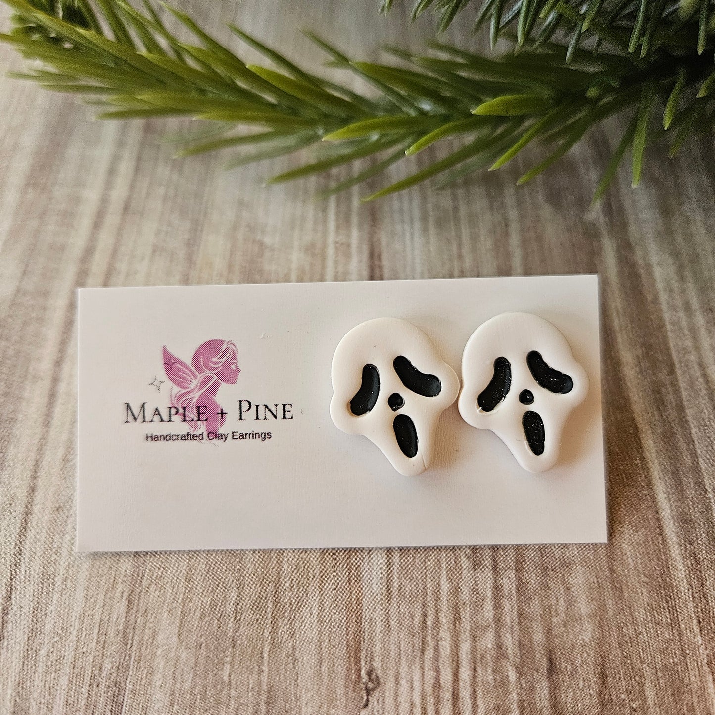 Scream Mask Studs | Large