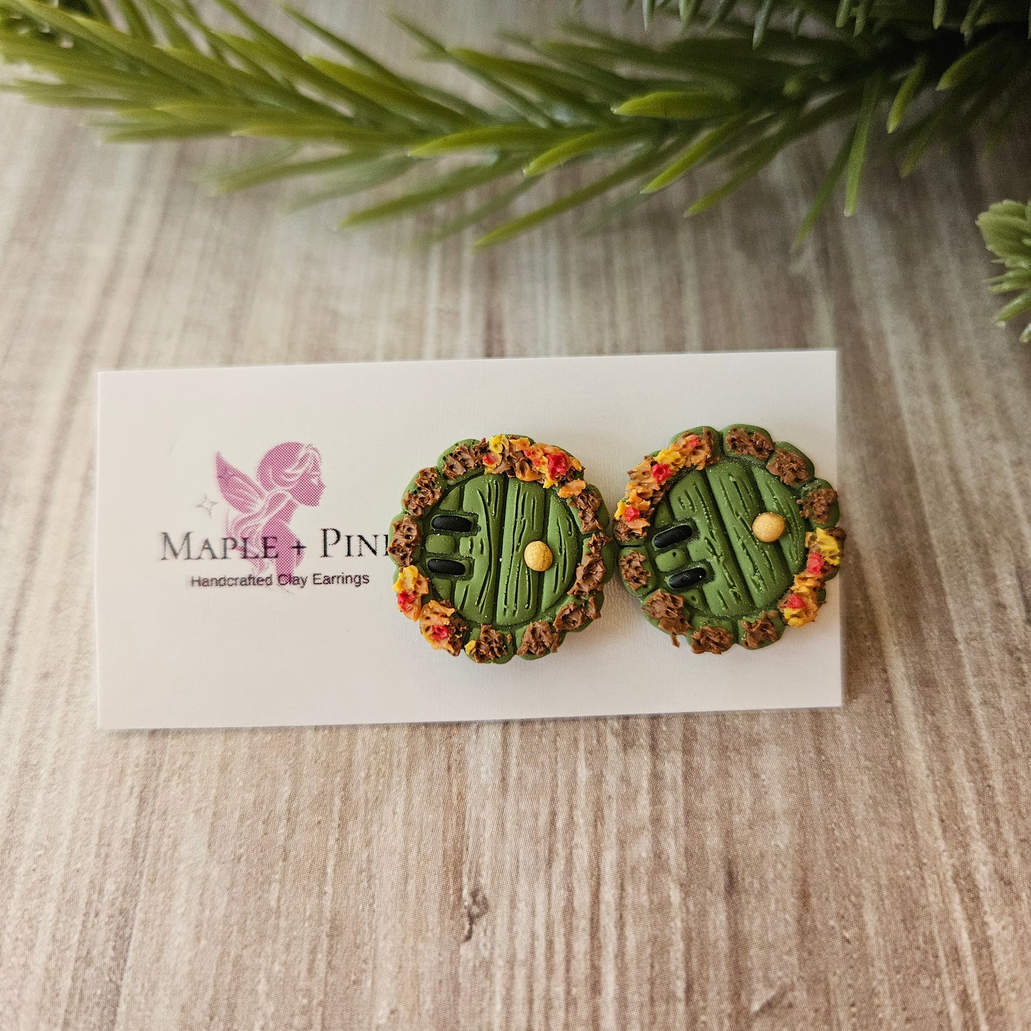 Hobbit Door Studs | Green