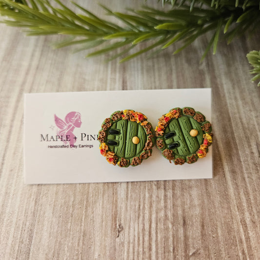 Hobbit Door Studs | Green